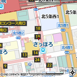 札幌駅前矯正歯科周辺の地図