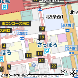 フレイアクリニック札幌院周辺の地図