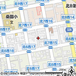 北海道札幌市中央区北７条西16丁目周辺の地図