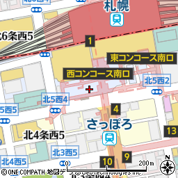 YEBISU BAR ヱビスバー 札幌アピア店周辺の地図