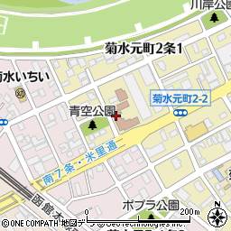 ヘルパーステーション ライフ札幌白石周辺の地図