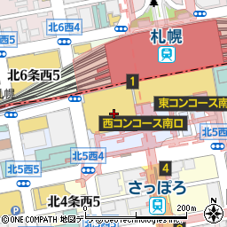 バリー大丸札幌店周辺の地図