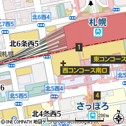 永坂更科 布屋太兵衛 札幌大丸店周辺の地図