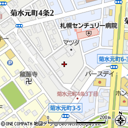 北海道マツダ販売株式会社　部品サービス部周辺の地図