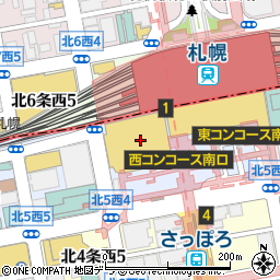 エルメス大丸札幌店周辺の地図
