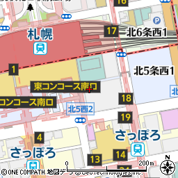 エスタ１０階　レストラン街中国料理札幌四川飯店周辺の地図