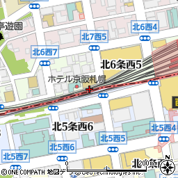 タコとハイボール プレミアム 札幌つなぐ横丁周辺の地図