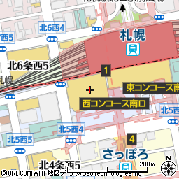 大丸札幌店周辺の地図