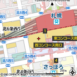 マックスマーラステュディオ大丸札幌店周辺の地図