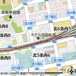 北海道札幌市北区北６条西6丁目1-14周辺の地図