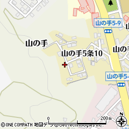 北海道札幌市西区山の手５条10丁目3周辺の地図