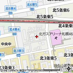 北海道札幌市中央区北４条東周辺の地図