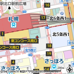 札幌ステラプレイス　Ｂ１Ｆセンター・サタディ・イン・ザ・パークコンフォート周辺の地図