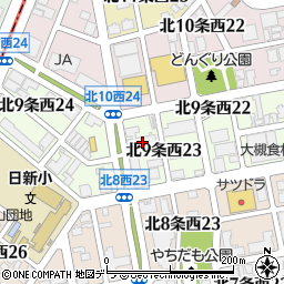 おそうじ本舗札幌発寒店周辺の地図