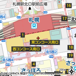 コムサスタイルメン札幌ステラプレイス周辺の地図