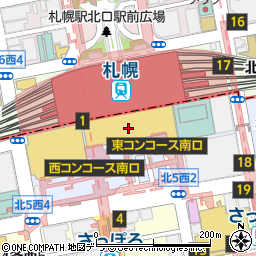 花旬庵 札幌ステラプレイス店周辺の地図
