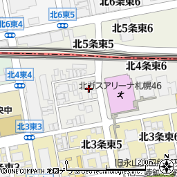 北海道札幌市中央区北４条東5丁目周辺の地図