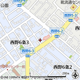 レモン調剤薬局　西野二股店周辺の地図