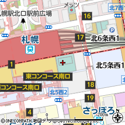 壁の穴 札幌ステラプレイス店周辺の地図