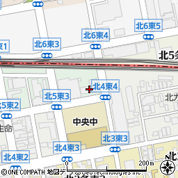 ライオンズ札幌クロスタウン周辺の地図