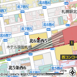 ヨドバシカメラマルチメディア札幌周辺の地図