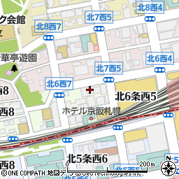 晩酌処 かんろ 札幌駅北口西店周辺の地図