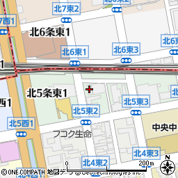 セブンイレブン札幌北５条東２丁目店周辺の地図