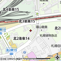北海道マツダ販売株式会社　東橋ＢＰセンター周辺の地図
