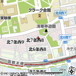 ラミアール札幌周辺の地図
