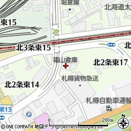 福山倉庫周辺の地図