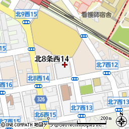 ミスタードーナツ イオン札幌桑園周辺の地図