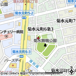 菊水舞鶴公園トイレ周辺の地図
