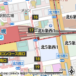 北海道札幌市北区北６条西1丁目1周辺の地図