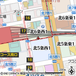 北海道札幌市北区北６条西1丁目1-5周辺の地図