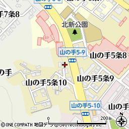 北海道札幌市西区山の手５条10丁目6周辺の地図