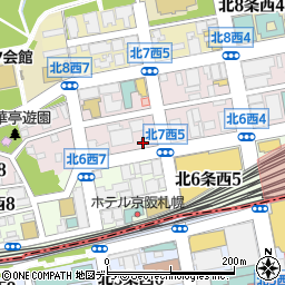 チケットマン　札幌駅西口店周辺の地図