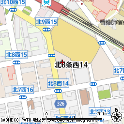 タイムズイオン札幌桑園ショッピングセンター平面駐車場周辺の地図