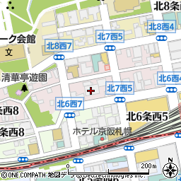 札幌北七条郵便局周辺の地図