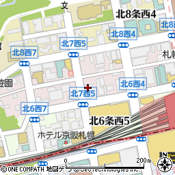 全保連株式会社　札幌支社周辺の地図