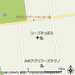 株式会社十勝大福本舗　江別工場周辺の地図