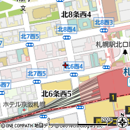 損害保険料率算出機構札幌自賠責損害調査事務所周辺の地図