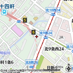 なの花薬局　札幌北円山店周辺の地図