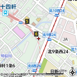 株式会社シーディーシー札幌周辺の地図