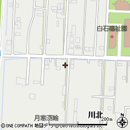 モーターガレーヂ札幌周辺の地図