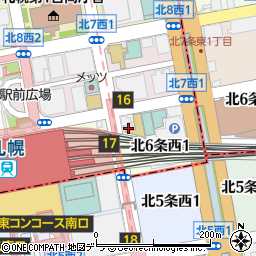 北海道札幌市北区北６条西1丁目3周辺の地図