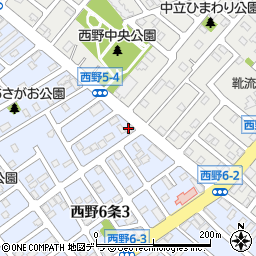 ニシノ食堂周辺の地図