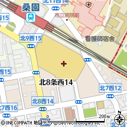 やっぱりステーキ イオン札幌桑園店周辺の地図