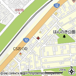 株式会社いちたかガスワン　江別営業所周辺の地図