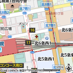 北海道札幌市北区北６条西1丁目3-1周辺の地図