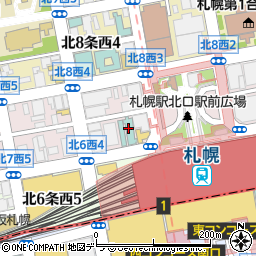 山の猿 札幌駅北口店周辺の地図